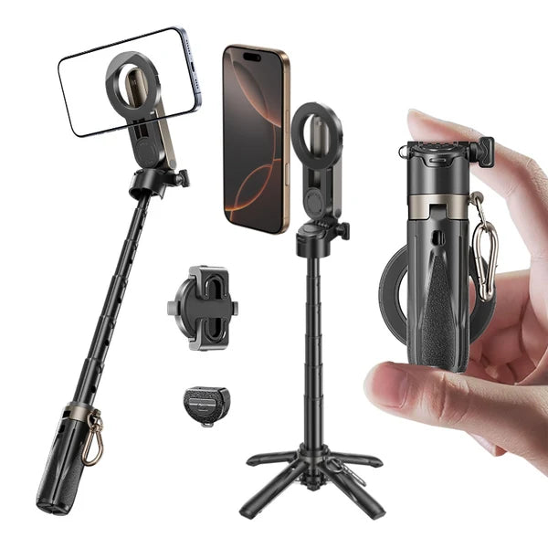 Trépied magnétique 3-en-1 pour selfie